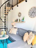 Wohnzimmer - Ferienhaus Moewe - Top-Hundeurlaub