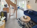 Wohnzimmer - Ferienhaus Strandhuesken - Top-Hundeurlaub