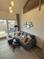 Wohnzimmer - Ferienhaus Seestern - Top-Hundeurlaub