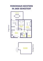 Grundriss - Ferienhaus Seestern - Top-Hundeurlaub