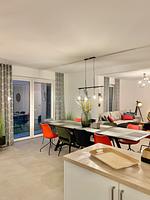 Wohnzimmer - Ferienhaus Lea - Top-Hundeurlaub