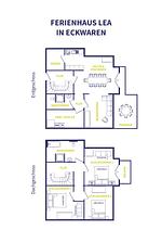 Grundriss - Ferienhaus Lea - Top-Hundeurlaub