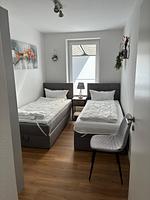 Schlafzimmer - Ferienhaus Kiebitz - Top-Hundeurlaub
