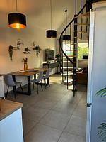 Küche / Küchenzeile - Ferienhaus Kiebitz - Top-Hundeurlaub
