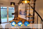 Wohnzimmer - Ferienhaus Kiebitz - Top-Hundeurlaub