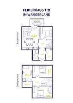 Grundriss - Ferienhaus Tio - Top-Hundeurlaub