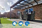 Terrasse - Ferienhaus Tio - Top-Hundeurlaub