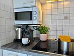 Küche / Küchenzeile - Ferienwohnung Watten Perle - Top-Hundeurlaub