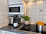 Küche / Küchenzeile - Ferienwohnung Watten Perle - Top-Hundeurlaub