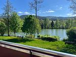 Ausblick vom Balkon - Haus 23 Seeblick Fewo oben mit Dachgeschoss - Top-Hundeurlaub