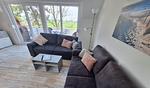 Wohnzimmer - Ferienwohnung Robbe - Top-Hundeurlaub