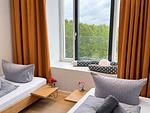 Schlafzimmer 2: 2xEinzelbetten (90x200) - FeWo Albatros in Prora - 6.52 - Top-Hundeurlaub