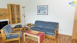 Wohnzimmer - Ferienwohnung Inselheimat B42 - Top-Hundeurlaub