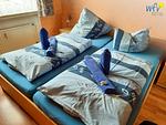 Schlafzimmer - Ferienwohnung Inselheimat B42 - Top-Hundeurlaub