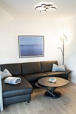 Wohnzimmer - Ferienwohnung TheViewA15 Mole 15 Dagebüll - Top-Hundeurlaub