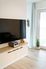 Wohnzimmer - Ferienwohnung TheViewA15 Mole 15 Dagebüll - Top-Hundeurlaub
