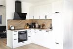 Küche / Küchenzeile - Ferienwohnung TheViewA15 Mole 15 Dagebüll - Top-Hundeurlaub