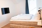 Schlafzimmer - Ferienwohnung TheViewA15 Mole 15 Dagebüll - Top-Hundeurlaub