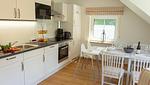 Küchenzeile - Dreschdiele Ferienwohnung im Landlust Osterwarf - Top-Hundeurlaub