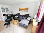 Wohnzimmer - Ferienwohnung Appartement Seemöwe - Top-Hundeurlaub