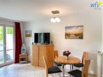 Wohnzimmer - Ferienwohnung Appartement Seemöwe - Top-Hundeurlaub