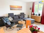 Wohnzimmer - Ferienwohnung Appartement Seemöwe - Top-Hundeurlaub