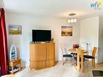 Wohnzimmer - Ferienwohnung Appartement Seemöwe - Top-Hundeurlaub