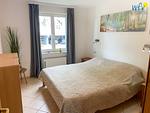 Schlafzimmer - Ferienwohnung Appartement Seemöwe - Top-Hundeurlaub