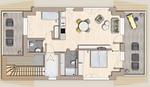 Grundriss - Ferienwohnung TheViewG03 Wyk Dagebüll - Top-Hundeurlaub