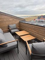 Terrasse - Ferienwohnung TheViewG03 Wyk Dagebüll - Top-Hundeurlaub