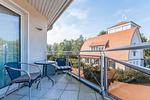 Balkon mit Sitzgruppe - Wohnung 04 -Promenadendeck - Top-Hundeurlaub
