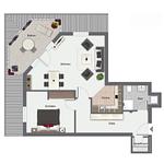Grundriss - Wohnung 04 -Promenadendeck - Top-Hundeurlaub