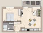 Grundriss - Ferienwohnung TheViewB11 Meerblick Dagebüll - Top-Hundeurlaub