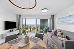 Wohnzimmer - Ferienwohnung TheViewB11 Meerblick Dagebüll - Top-Hundeurlaub