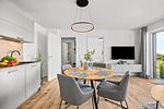 Küche / Küchenzeile - Ferienwohnung TheViewB11 Meerblick Dagebüll - Top-Hundeurlaub