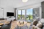 Wohnzimmer - Ferienwohnung TheViewB11 Meerblick Dagebüll - Top-Hundeurlaub