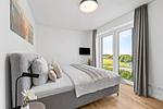 Schlafzimmer - Ferienwohnung TheViewB11 Meerblick Dagebüll - Top-Hundeurlaub