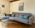 Wohnzimmer - Ferienhaus Häuschen im Norden - Top-Hundeurlaub