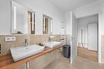 Badezimmer - Ferienwohnung TheViewC02 Olersem Dagebüll - Top-Hundeurlaub