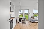 Wohnzimmer - Ferienwohnung TheViewC02 Olersem Dagebüll - Top-Hundeurlaub