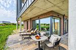 Terrasse - Ferienwohnung TheViewC02 Olersem Dagebüll - Top-Hundeurlaub