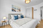 Schlafzimmer - Ferienwohnung TheViewC01 Deichkieker 2 Dagebüll - Top-Hundeurlaub