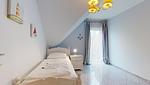 Schlafzimmer - Ferienhaus Strandamsel - Top-Hundeurlaub