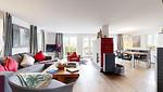 Wohnzimmer - Ferienhaus der Winde - Top-Hundeurlaub