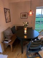 Essbereich - Reetdachhaus Deichperle - Top-Hundeurlaub