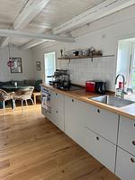 Küche - Reetdachhaus Deichperle - Top-Hundeurlaub