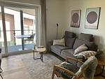 Wohnzimmer - Ferienwohnung TheViewC12 Feer Luk Dagebüll - Top-Hundeurlaub