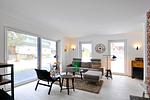 Wohnzimmer - Villa Kiesel - Top-Hundeurlaub