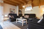 Wohnzimmer - Ferienhaus "Nanni" Wittsand 04 - Top-Hundeurlaub