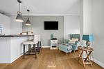Wohnzimmer - Ferienwohnung Reet & Meer Büsum - Top-Hundeurlaub